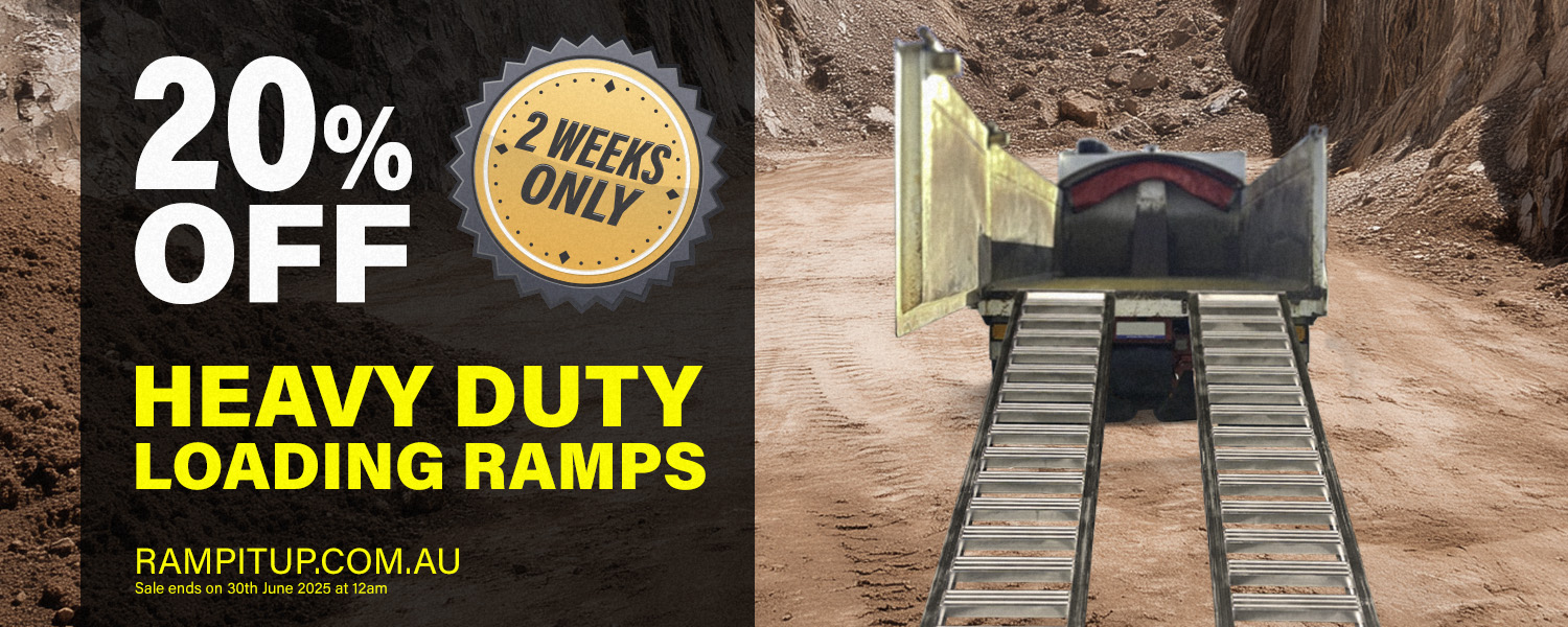 20% Off Heavy Duty Loading Ramps