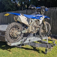 A-Frame mounted Mo-Tow 1.5M Motorcycle / Ebike Bike Carrier - 1500mm 180mm Ubolts