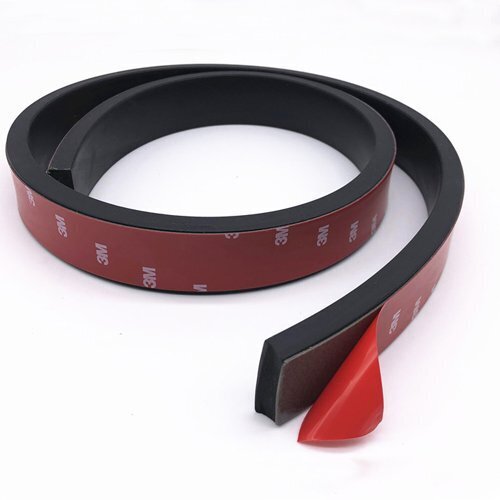 3M Self-Adhesive Rubber Tape flat strip 25mm x 3mm thick - 1 Metre Length