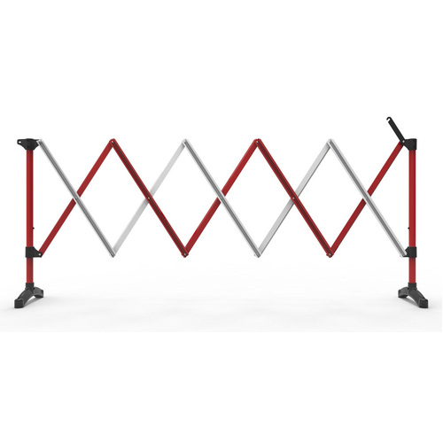 Barrier Group 3m Red/White Port-a-guard Expandable Barrier Kit BPG300RW