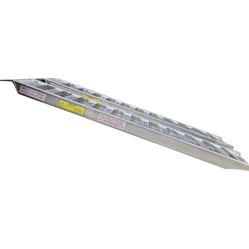 Ramptec 5 Tonne 2.1 Metre X 500mm Aluminium Loading Ramps Heavy Duty Rubber Track Use