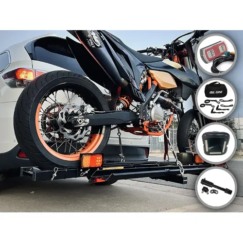 Mo-Tow 1.9M Heavy Duty  Motocross / Motorcycle Bike Carrier - MT7001 - With Options