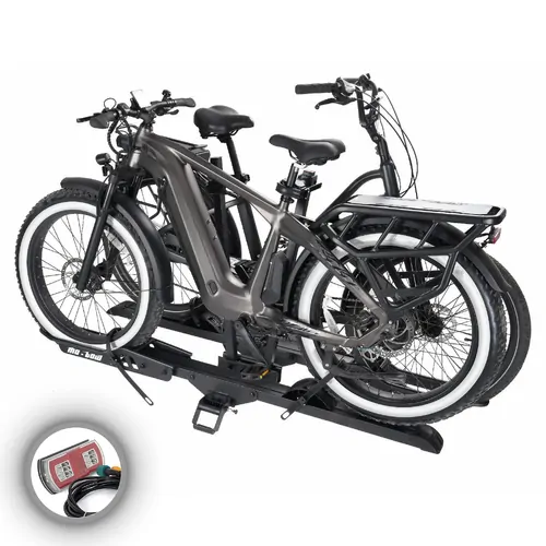 Motow 2 Bike/Double Heavy Duty eBike Rack/Carrier for Fatboy/DiroDi–5" Tyres MTBRV300 with Options