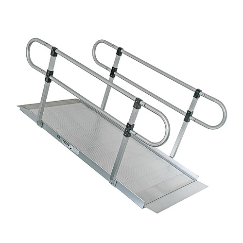 1.83 Metre walking /wheel chair access ramp with Hand Rails - 385 KG Capacity