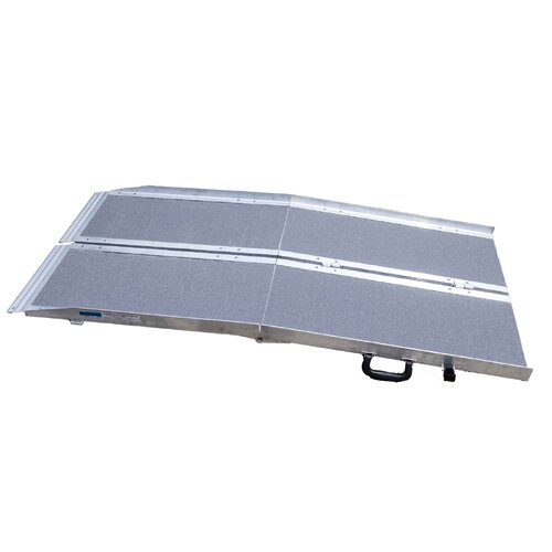 Ramptec 6 Foot Multi-Fold Wheelchair Ramp Aluminium 180Cm X 73Cm