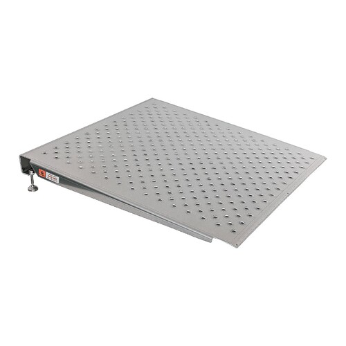 Ramptec Aluminium Adjustable Threshold Ramp 76Cm X 76Cm 272Kg Capacity