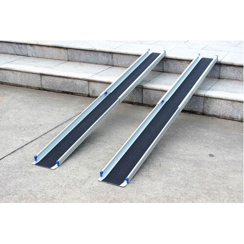 6 Ft / 1830Mm Telescopic Reduces To 1100Mm Wheelchair Access Disability Ramps
