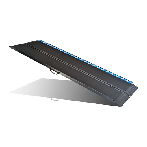Ramptec 8 Foot Heavy Duty Aluminium Wheelchair / Scooter Ramp Portable with Grit Tape