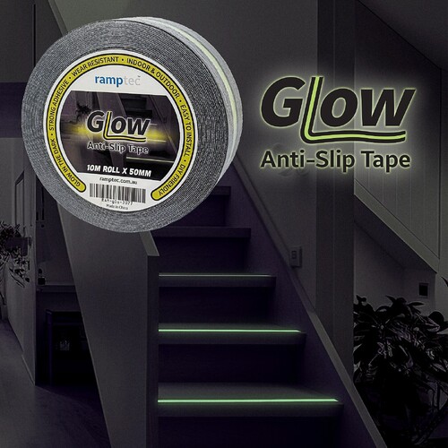 Ramptec - Glow Anit-Slip Tape 50mm x 10 Metre Roll